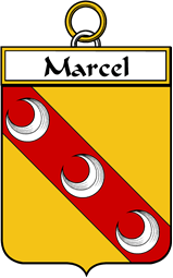 French Coat of Arms Badge for Marcel