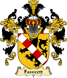 English Family Coat of Arms (v.25) Fawcett