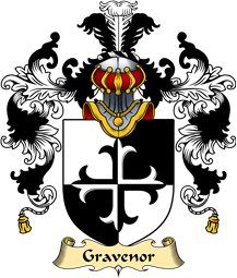 Welsh Family Coat of Arms (v.25) Gravenor (or Gosvenor)