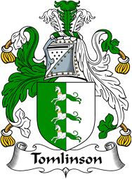 English Coat of Arms for the family Tomlinson