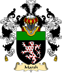 Welsh Family Coat of Arms (v.25) Marsh (of Flint)