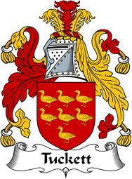 English Coat of Arms for the family Tuckett