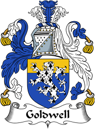 English Coat of Arms for the family Goldwell