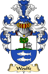 Irish Family Coat of Arms (v.23) for Woulfe
