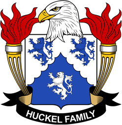 Coat of arms used by the Huckel family in the United States of America