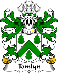 Welsh Coat of Arms for Tomlyn (lord of Llanllywel, Montgomeryshire)
