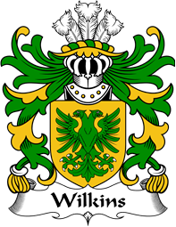 Welsh Coat of Arms for Wilkins (of Glamorgan)