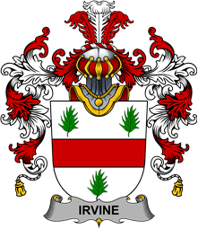 Irish Family Coat of Arms (v.25b) Irvine