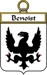 French Coat of Arms Badge for Benoist