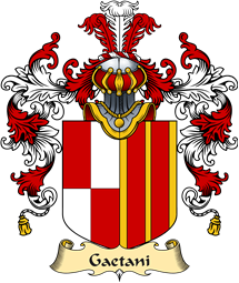 Italian Family Coat of Arms (v.25a) Gaetani