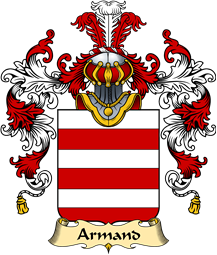 French Family Coat of Arms (v.25) Armand