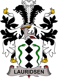 Coat of arms used by the Danish family Lauridsen