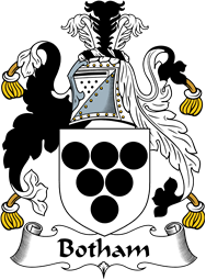 English Coat of Arms for the family Botham