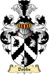 English Coat of Arms (v.23) for the family Dobbs or Dobbes