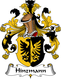 German Wappen Coat of Arms for Hinzmann