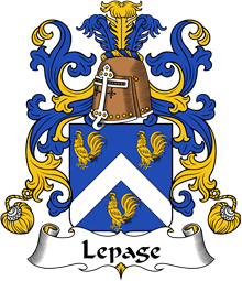 Coat of Arms from France for Lepage