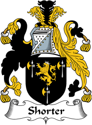 English Coat of Arms for the family Shorter