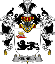 Irish Family Coat of Arms (v.25b) Kennelly or O