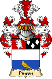 French Family Coat of Arms (v.23) for Pinson