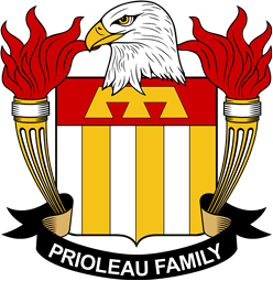 Coat of arms used by the Prioleau family in the United States of America