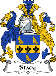 English Coat of Arms for the family Stacy (e)