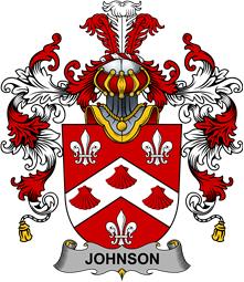 Irish Family Coat of Arms (v.25b) Johnson