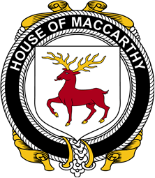 Irish Coat of Arms Badge for the MACCARTHY family