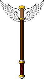 Rod of Asclepius (without snakes)