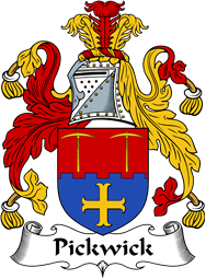 English Coat of Arms for the family Pickwick