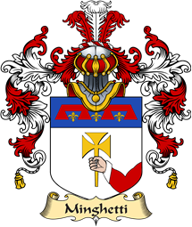 Italian Family Coat of Arms (v.25a) Minghetti