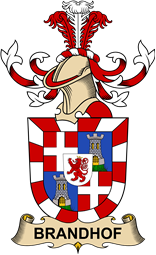 Republic of Austria Coat of Arms for Brandhof