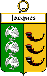 French Coat of Arms Badge for Jacques