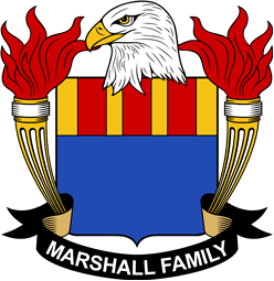 Coat of arms used by the Marshall family in the United States of America