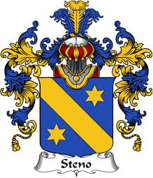 Italian Family Coat of Arms (v.25b) Steno