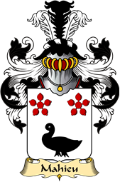 French Family Coat of Arms (v.23) for Mahieu