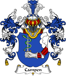 German Wappen Coat of Arms (v.25) Campen (Von)