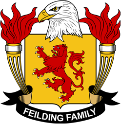 Coat of arms used by the Feilding family in the United States of America