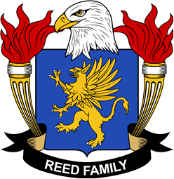 Coat of arms used by the Reed family in the United States of America