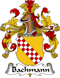 German Wappen Coat of Arms for Bachmann
