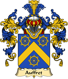 French Family Coat of Arms (v.25) Auffret
