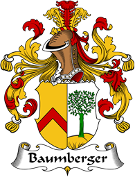 German Wappen Coat of Arms for Baumberger