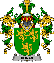 Irish Family Coat of Arms (v.25b) Horan or O