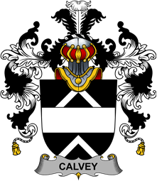 Irish Family Coat of Arms (v.25b) Calvey or McElwee