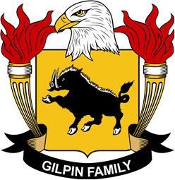 Coat of arms used by the Gilpin family in the United States of America