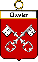 French Coat of Arms Badge for Clavier