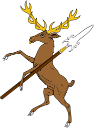 Stag Rampant Holding Pike