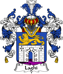 Italian Family Coat of Arms (v.25b) Laghi