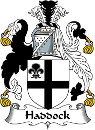 English Coat of Arms for the family Haddock