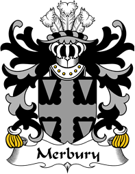 Welsh Coat of Arms for Merbury (or Marbery, Justiciar of South Wales)