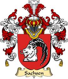 German Coat of Arms (v.25b) Sachsen